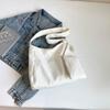 Moda Retro Simple Bolso de Hombro de Gran Capacidad para Mujer 2025 Nuevo Versátil Bolso de Axila Ins Bolso Tote Estilo Coreano