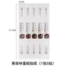 Adhesivo etiqueta engomada larga sellado etiqueta engomada horneado postre desechable pastel comida embalaje caja sellado etiqueta decorativa