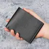 Suministro Transfronterizo Cartera Corta Multifuncional de Piel Sintética para Hombre Moda Comercio Exterior Más Vendida Portatarjetas Cartera para Hombre