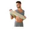 Fabricante Directo Chaleco de Terciopelo sin Mangas para Hombre, Camiseta Interior de Color Sólido a Prueba de Viento con Cuello en V para Hombre, Chaleco Cálido