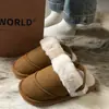Pantuflas de felpa para mujer con suela cómoda y acolchada, con diseño de talón cerrado, nuevo estilo otoño/invierno 2026, perfectas para usar en interiores y mantenerse caliente en casa