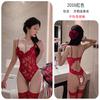 Noche Larga Ropa Interior Sexy Tentación Sexy Mono Sexy de Pierna Abierta Uniforme Sexy Pijama de Tentación para Mujeres 2016