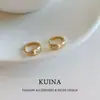 Pendientes Dorados Franceses Exquisitos para Mujer, Elegantes Pendientes de Aro, Lujo Accesible y de Gama Alta, Nuevos Pendientes Únicos 2025