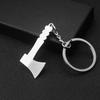 Chave ajustável metal chaveiro régua Vise Serrated Car Key Ring Pingente ferramenta acessórios chave gravação