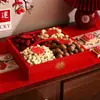 Nacimiento Prematuro de un Niño Precioso en Boda, Adornos de Azufaifa, Dulces de Boda, Caja de Frutas Secas, Caja de Almacenamiento, Cuadrículas Cuadradas, Caja de Regalo, Caja de Regalo para Inauguración de Casa