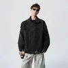 Chaqueta de Cuero PU Estilo Americano Cremallera Oblicua Doble Cuello para Hombre 2026 Otoño Marca de Tendencia Sentido del Diseño Rebelde Guapo Versátil Chaqueta de Cuero Ropa de Abrigo