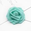 Flor artificial 7CM cabeza de flor rosa flor de espuma PE decoración de boda DIY guirnalda decoración de pastel producción de bola de flores