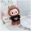 Colgante Labubu de 17 cm Ropa Gato t Traje Primera, Segunda y Tercera Generación Ropa de Muñeca Labubu Ropa de Muñeca