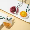 Fatias de Cera Aromática para Guarda-Roupa Fatias de Cheiro Fresco para Guarda-Roupa Fragrância Duradoura para Ambientes Internos Ornamento para Pendurar no Guarda-Roupa Caixa de Presente para Festival