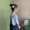 Bonita pinza para el pelo con forma de flor para niña, accesorio para el pelo de estilo coreano, pinza para el pelo para mujer, girasol colorido, accesorios de ropa DIY, tocado hecho a mano