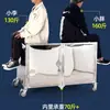 Carrito Plegable de Moda Carrito de Puesto Móvil Carretilla de Mano Nuevo Carrito Móvil Estante de Puesto Carrito de Comida de Acero Inoxidable
