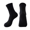 Meias Esportivas de Cano Longo para Cruzamento de Fronteiras, Absorventes de Suor, Respiráveis, Cor Sólida para Uso Externo, Base de Toalha Espessada, Antiderrapantes, Amortecedoras, Meias Esportivas para Corrida
