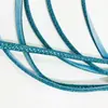 Cuerda de Tira de Vidrio Tubo Redondo de Pedrería Transfronteriza Accesorios para Joyería Accesorios para Ropa Línea de Corbata de Moño Tubo de Pedrería Venta al por Mayor