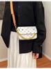 Bolso Pequeño Transfronterizo para Mujer Verano Versátil 2025 Nueva Moda Bolso Cruzado de Correa Ancha Estilo Coreano Casual Bolso Cuadrado Pequeño con Cadena