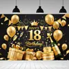 Novo Tecido de Fundo Feliz Aniversário Transfronteiriço Festa Carnaval Série Principal Decoração de Cena Faixa de Aniversário