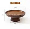 Plato de Fruta de Madera, Dulcero, Bandeja de Alta Calidad para Postres y Frutas Secas, Soporte para Pasteles, Exhibidor de Bocadillos y Postres para Sala de Estar