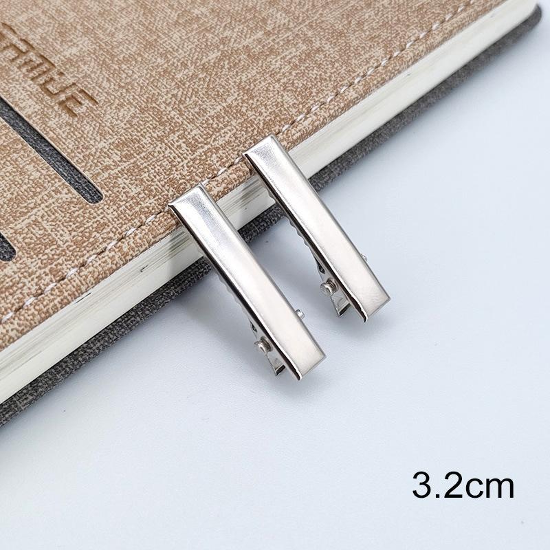 方形银色鸭嘴夹