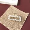 ¡Super hada! Pinza de lujo con perlas y diamantes de imitación para el flequillo, estilo coreano, para el pelo, con diamantes, accesorios para el cabello para mujeres adultas.