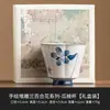 Latas de chá esculpidas em pilhas de lírios pintadas à mão, boutique de latas de chá de alta qualidade, latas de cerâmica seladas à prova de umidade, chá branco, latas pequenas de chá solto