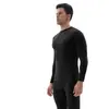Conjunto de Ropa Interior Térmica para Hombre en Invierno, Conjunto de Terciopelo Alemán de Doble Cara, Conjunto Auto-Calentable, Tops y Pantalones Térmicos, Ropa Interior Térmica para Hombre