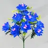 Nuevo Ramo de Flores Artificiales con 12 Cabezas de Flores de Piña Mariposa, Arreglo Floral para Decoración de Macizos de Flores, Adorno de Pie, Flores Artificiales al por Mayor