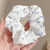 Scrunchie de rede de renda de bolinhas novo estilo coreano com um toque vintage e sofisticado, adequado para rabos de cavalo, um acessório de cabelo para meninas