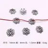 Torus de prata do Xizang 100 pulseira colar pulseira espaçador conta flor joias de liga DIY acessórios atacado