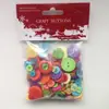 Cores especiais botões mistos jardim de infância botões artesanais diy criativo colar botões de pintura botões de Natal