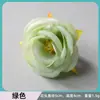 Cabeza de flor de camelia artificial tela de seda decoración del hogar diy hecho a mano estilo nacional accesorios para el cabello ambientación de boda utilería para fotografía de flores artificiales