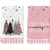 Bestseller transfronterizo de Amazon: Tela de toalla con estampado navideño de fibra ultrafina para cocina, lavado de manos y lavado de cara