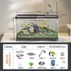 Tanque de Peces de Presión Negativa Suspensión al Vacío Pequeño Creativo Tanque para Peces Dorados Tanque de Paisajismo Ecológico Tanque de Plástico para Peces de Acuario de Escritorio