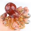 1907-piedra de ágata de cristal natural grava pulpo pulpo escritorio mesa manualidades caseras adornos