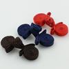 Pequeños Botones Sujetadores Hechos a Mano Estilo Chino con Forma de Manzana, Botones Vintage para Qipao, Botones Superiores para Traje de Danza Estilo Étnico Tang