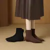 Nueva colección de otoño 2026: Botines elegantes y retro para mujer, con punta fina, ajuste cómodo, diseño elegante y efecto adelgazante.