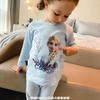 Conjunto de Ropa Interior de Algodón para Niños Otoño, Camisas y Pantalones para Adolescentes, Pijamas Infantiles, Tops Térmicos de Algodón para Niñas