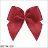 6 Colores 3 Puntos Nudo de Mano Mariposa 8D07Kk Flor de Yao Mingfei Decoración 26*25mm Ropa Accesorios para el Cabello Lazo de Trama Plateada