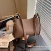 2026 Nova Bolsa Transversal Estilo Coreano Nicho Simples Retrô Couro Macio Alto Valor Para o Dia a Dia Bolsa de Ombro Estilosa Transversal Feminina