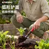 Juego de palas de flores nuevo al por mayor para jardinería, cavar tierra, cultivar verduras y buscar en la playa, juego de tres piezas de herramientas de jardín, pala pequeña