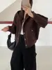 Nuevo Cárdigan de Lana de Punto de Doble Cara con Capucha de un Solo Botón para Otoño/Invierno 2026 Suelto Versátil Casual Abrigo Suéter para Mujer Moderno