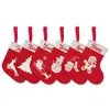 Nuevos Calcetines de Navidad Transfronterizos Dibujos Animados Calcetines Decorativos Chimenea Ventana Bolsas de Regalo Letra Adornos Creativos para Calcetines Decoración
