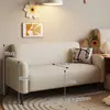 Sofá para Apartamentos Pequeños, Recepción de Sala de Estar, Vivienda de Alquiler Sencilla, Dormitorio de Apartamento, Sofá de Tela Minimalista Estilo Perezoso Doble o Triple