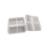 Caja de medicamentos portátil engrosada, caja de almacenamiento de medicamentos portátil de viaje de plástico, paquete de cuatro mini cajas de medicamentos al por mayor