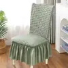 ¡Guau! Funda de Silla Personalizada con Falda de Gasa de Burbujas, Cobertura Total Todo en Uno para Sillas de Sala de Estar, Funda de Silla Universal Gruesa Estilo Ins