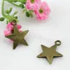 Al por mayor aleación estrella de cinco puntas material diy accesorios colgante para teléfono móvil pendientes colgante accesorios para bolsa 22mm