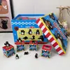 Juguete Creativo de Moda Dibujo Animado Figura Linda Frijol Pequeño Lindo Caja Sorpresa Adorno Mini de Escritorio Exquisito Juguete Pequeño Sorpresa para Niños