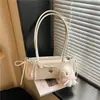 Bolsas Estampadas de Nicho Primavera e Verão para Mulheres 2026 Nova Bolsa de Ombro Estilosa para o Dia a Dia Bolsa de Mão Fashionable Bolsa Baguete
