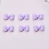 Decoraciones para uñas de moño color macarrón, pequeños accesorios de resina, pegamento de crema para manualidades DIY, funda de teléfono y accesorios para uñas