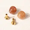 Ágata Natural Original con Patrones Florales, Conector de Tres Vías Cabeza de Buda Cuentas Sueltas Accesorios DIY Productos Nuevos Joyería y Manualidades Versátiles