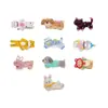 Lindos Accesorios de Animalitos Pequeños con Patrón de Agua de Dibujos Animados Pegatinas para Funda de Teléfono con Pegamento de Crema DIY Decoración Acrílica para Zuecos