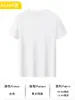 E-commerce Transfronteiriço Mais Vendido Camiseta Masculina Gola Redonda Verão Seda de Gelo Secagem Rápida Manga Curta Cor Sólida Versátil Top Masculino